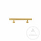 Cabinet Knobs & Handles 150 x 28mm (HS96) / Satin Brass / Solid Brass Bayside Luxe - Bellevue Brass Cabinetry Handles