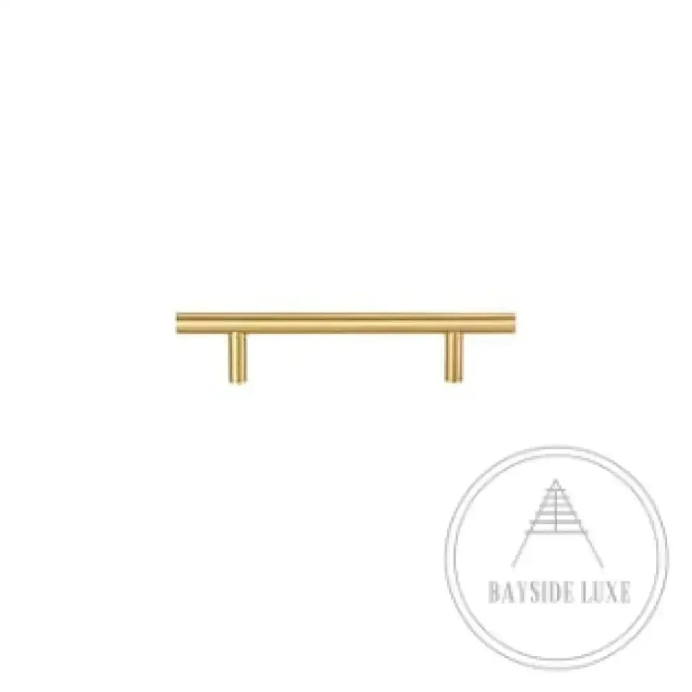 Cabinet Knobs & Handles 150 x 32mm (HS96) / Satin Brass / Solid Brass Bayside Luxe - Rose Bay Satin Brass Handles