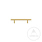 Cabinet Knobs & Handles 150 x 32mm (HS96) / Satin Brass / Solid Brass Bayside Luxe - Rose Bay Satin Brass Handles