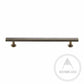 Cabinet Knobs & Handles 180 x 28mm (HS128) / Bronze / Solid Brass Bayside Luxe - Bellevue Brass Cabinetry Handles