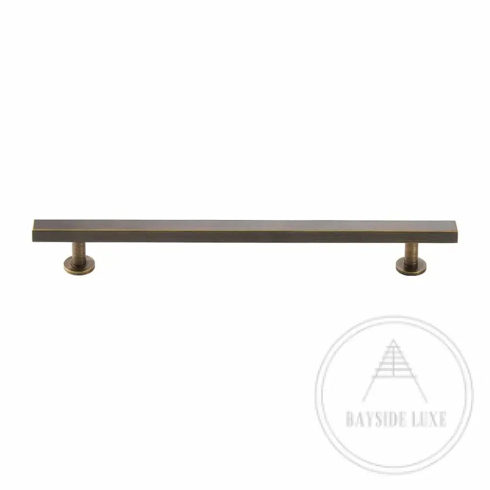 Cabinet Knobs & Handles 180 x 28mm (HS128) / Bronze / Solid Brass Bayside Luxe - Bellevue Brass Cabinetry Handles