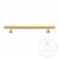 Cabinet Knobs & Handles 180 x 28mm (HS128) / Satin Brass / Solid Brass Bayside Luxe - Bellevue Brass Cabinetry Handles