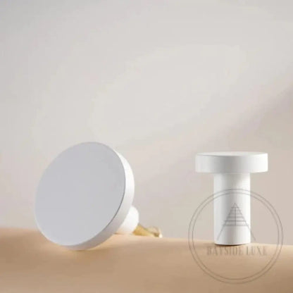 Cabinet Knobs & Handles 20 x 25mm / White / Solid Brass Bayside Luxe - The White Range - Solid Brass Knob