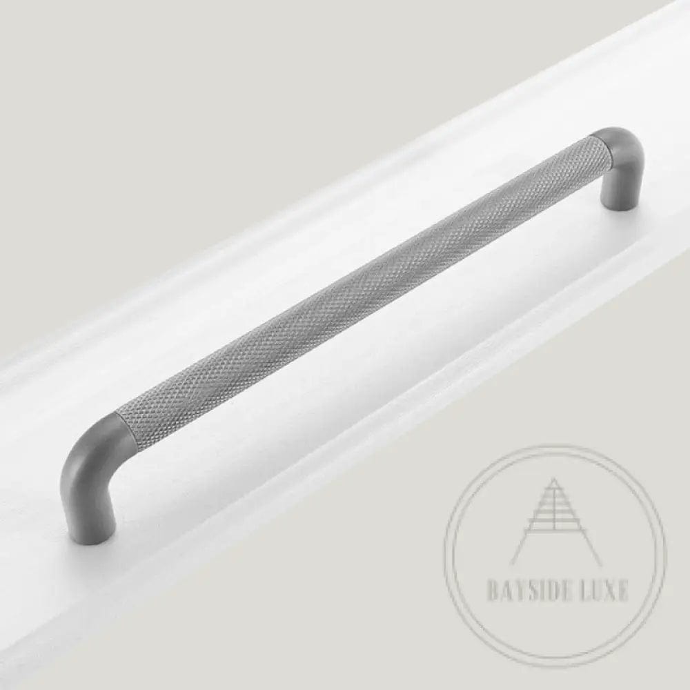 Cabinet Knobs & Handles 205mm x 32mm (HS192) / Gunmetal / Aluminium Bayside Luxe - Double Bay Gunmetal Grey Cabinetry Handles