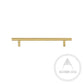 Cabinet Knobs & Handles 220 x 32mm (HS160) / Satin Brass / Solid Brass Bayside Luxe - Rose Bay Satin Brass Handles