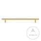 Cabinet Knobs & Handles 280 x 32mm (HS224) / Satin Brass / Solid Brass Bayside Luxe - Rose Bay Satin Brass Handles