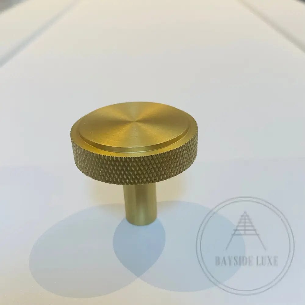 Cabinet Knobs & Handles 35 x 33mm / Brass / Solid Brass Bayside Luxe - The Brighton Range - Brass Door Knob