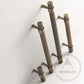 Cabinet Knobs & Handles 50 x 32mm T Bar / Bronze / Solid Brass Bayside Luxe - Mount Eliza Bronze Knurled T Bar Handle