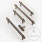 Cabinet Knobs & Handles 50 x 32mm T Bar / Bronze / Solid Brass Bayside Luxe - Mount Eliza Bronze Knurled T Bar Handle
