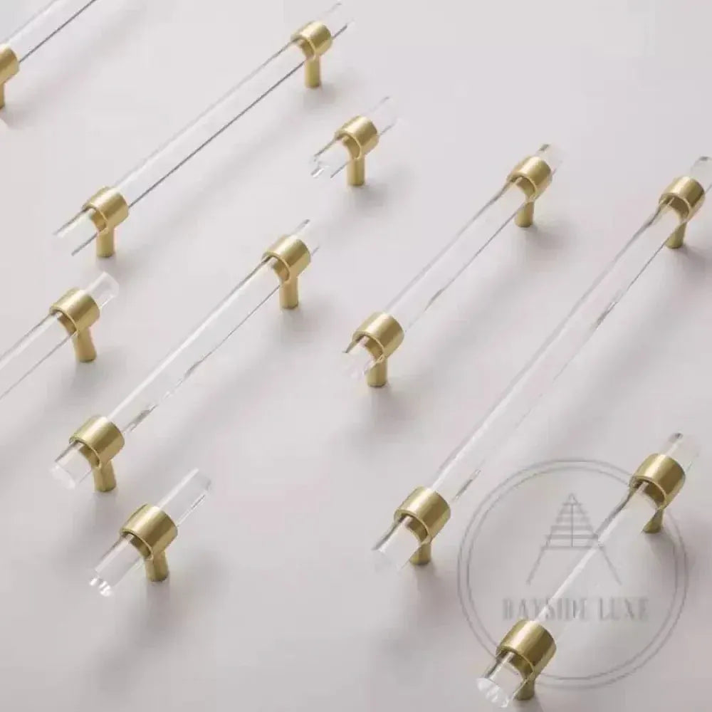 Cabinet Knobs & Handles Bayside Luxe - Acrylic Cabinetry Handles