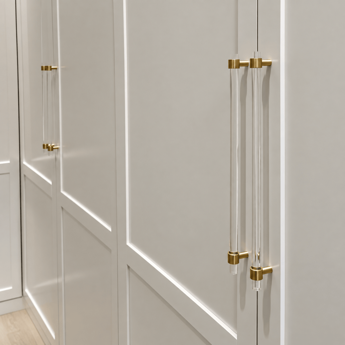 Cabinet Knobs & Handles Bayside Luxe - Acrylic Cabinetry Handles