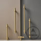 Cabinet Knobs & Handles Bayside Luxe - Albert Park Satin Brass Shaker Cabinetry Handles