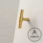 Cabinet Knobs & Handles Bayside Luxe - Albert Park Satin Brass Shaker Cabinetry Handles