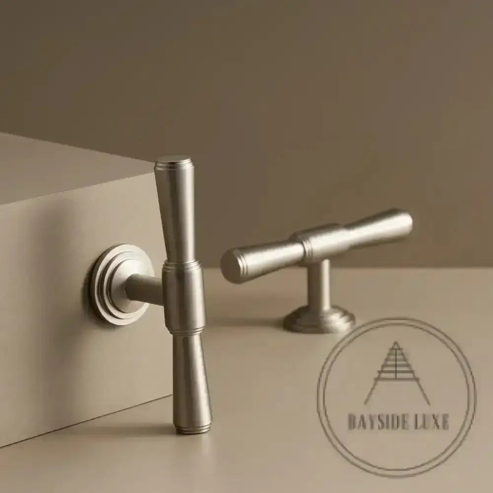Cabinet Knobs & Handles Bayside Luxe - Anglesea Brushed Nickel Cabinetry Handles