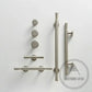 Cabinet Knobs & Handles Bayside Luxe - Anglesea Brushed Nickel Cabinetry Handles