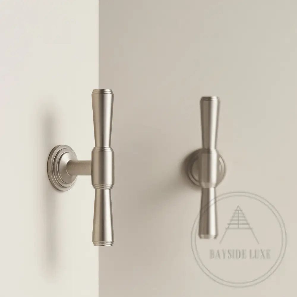 Cabinet Knobs & Handles Bayside Luxe - Anglesea Brushed Nickel Cabinetry Handles