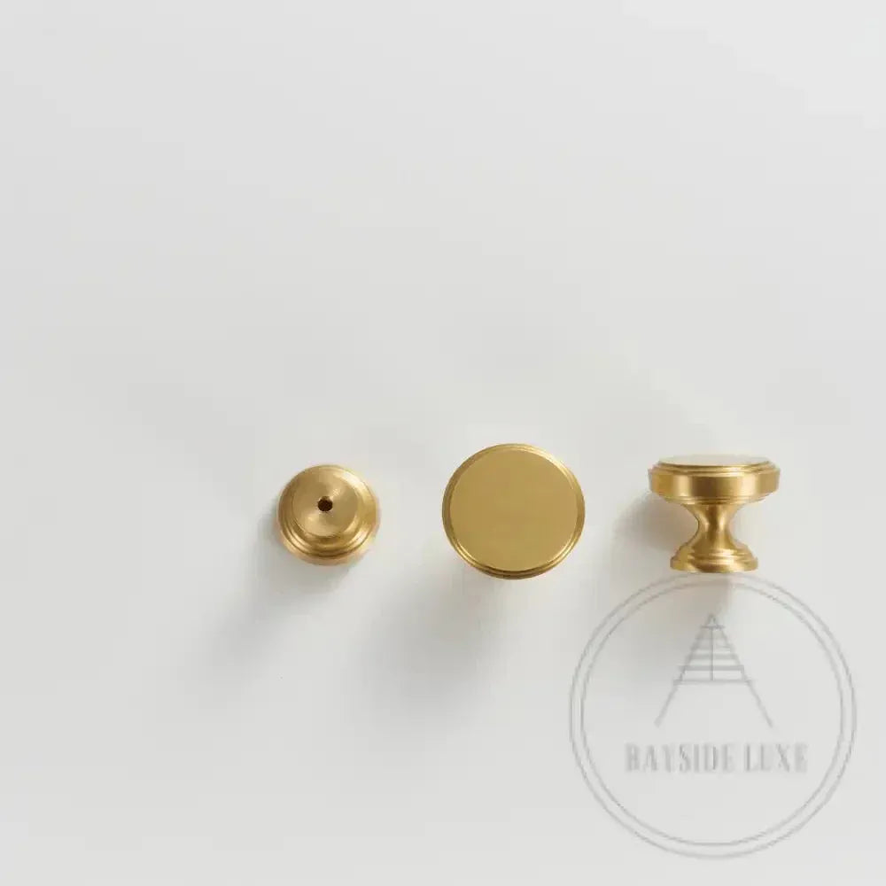 Cabinet Knobs & Handles Bayside Luxe - Anglesea Satin Brass Cabinetry Handles
