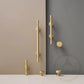 Cabinet Knobs & Handles Bayside Luxe - Anglesea Satin Brass Cabinetry Handles