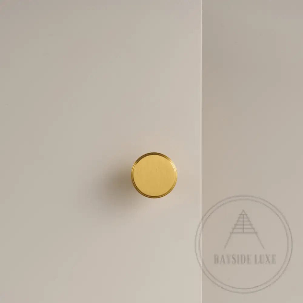 Cabinet Knobs & Handles Bayside Luxe - Anglesea Satin Brass Cabinetry Handles