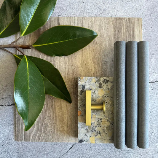 Cabinet Knobs & Handles Bayside Luxe - Bellevue Brass T Bar Cabinetry Handles