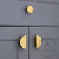 Cabinet Knobs & Handles Bayside Luxe - Berry Half Fan Knobs
