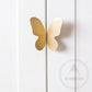 Cabinet Knobs & Handles Bayside Luxe - Butterfly Brass Cabinetry Pull