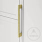 Cabinet Knobs & Handles Bayside Luxe - Camberwell Knurled Satin Brass Cabinetry Handles