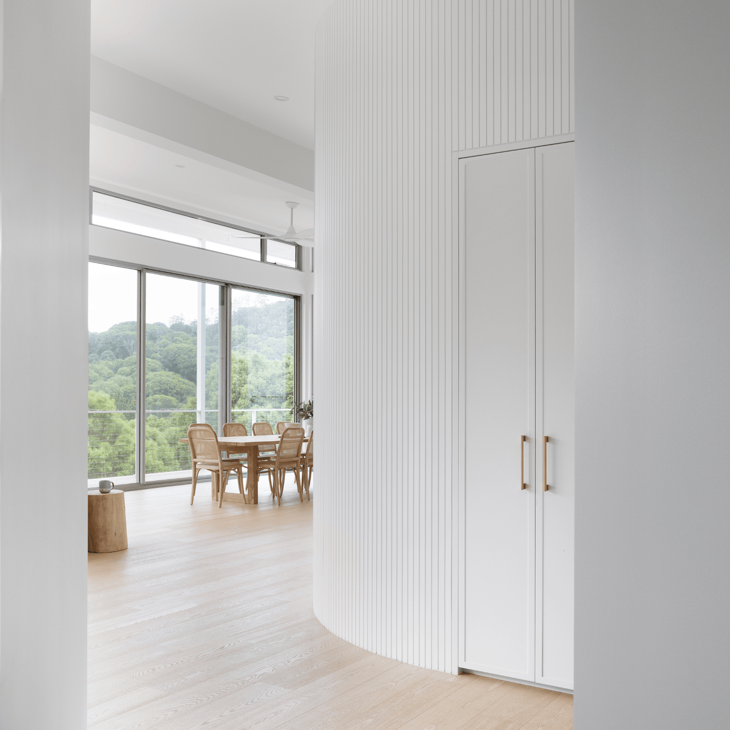 Cabinet Knobs & Handles Bayside Luxe - Camberwell Knurled Satin Brass Cabinetry Handles