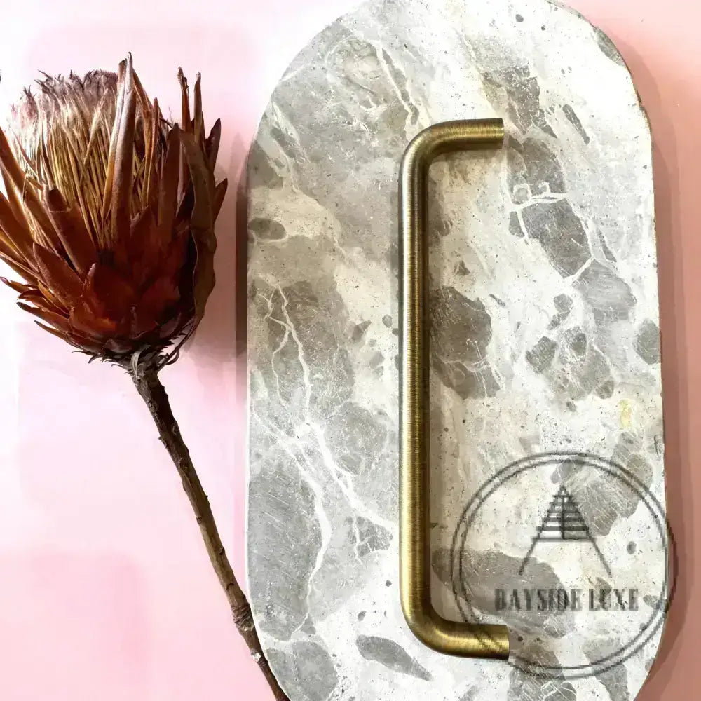 Cabinet Knobs & Handles Bayside Luxe - Castlemaine Antique Brass Cabinetry Handle