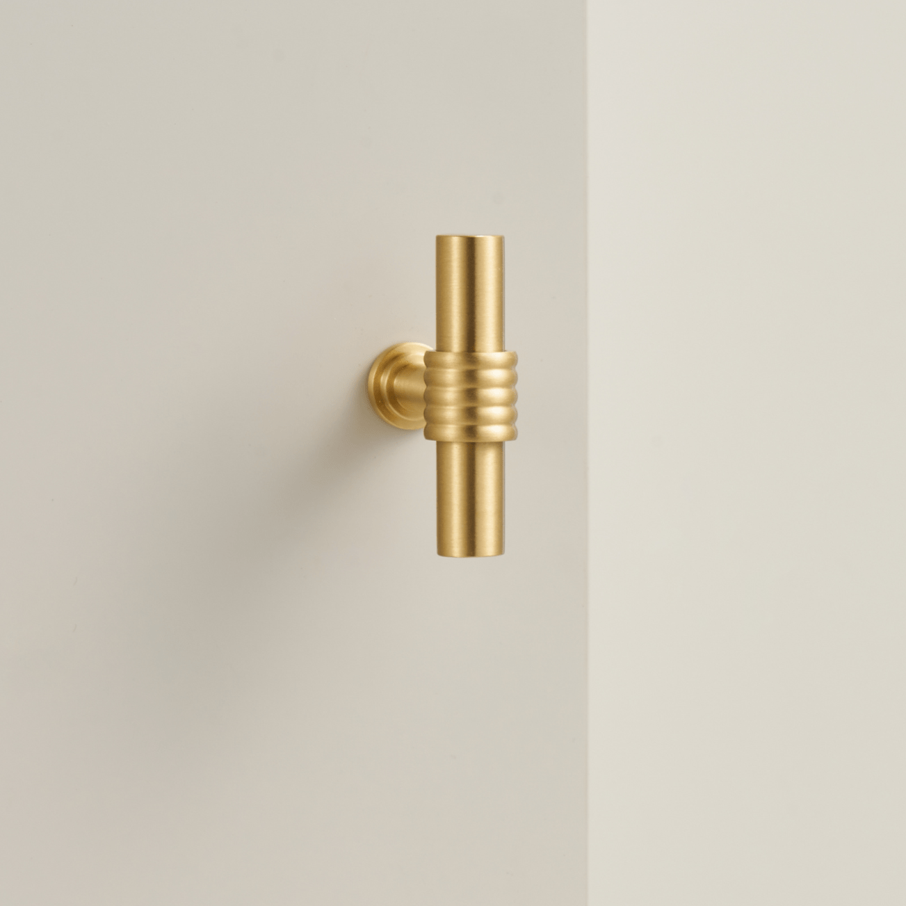 Cabinet Knobs & Handles Bayside Luxe - Claremont Satin Brass Cabinetry Handles