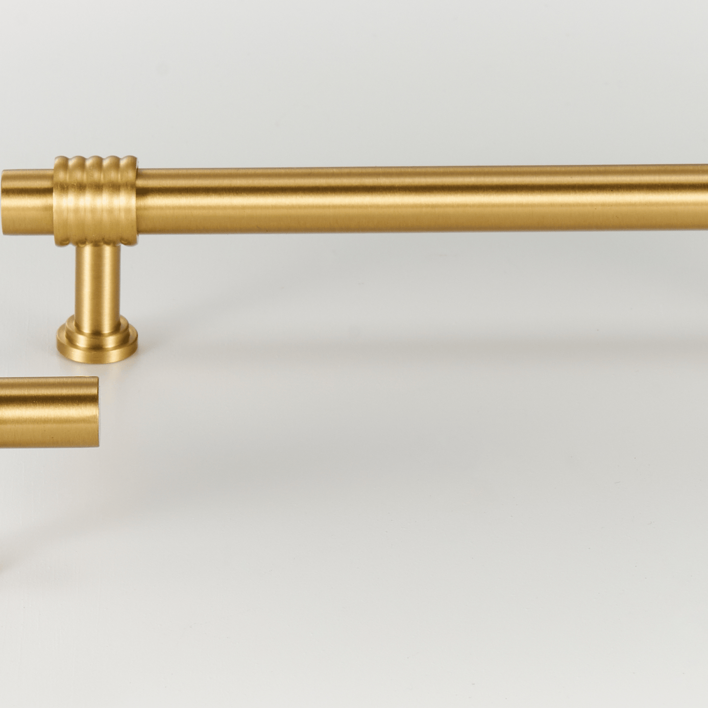 Cabinet Knobs & Handles Bayside Luxe - Claremont Satin Brass Cabinetry Handles