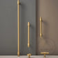 Cabinet Knobs & Handles Bayside Luxe - Claremont Satin Brass Cabinetry Handles