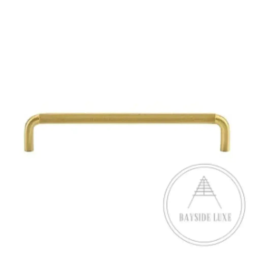 Cabinet Knobs & Handles Bayside Luxe - Double Bay Golden Brass Cabinetry Handle