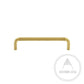 Cabinet Knobs & Handles Bayside Luxe - Double Bay Golden Brass Cabinetry Handle