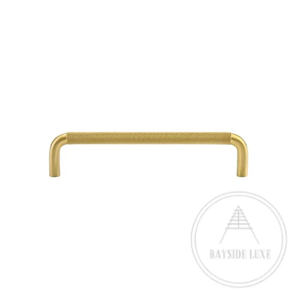 Cabinet Knobs & Handles Bayside Luxe - Double Bay Golden Brass Cabinetry Handle