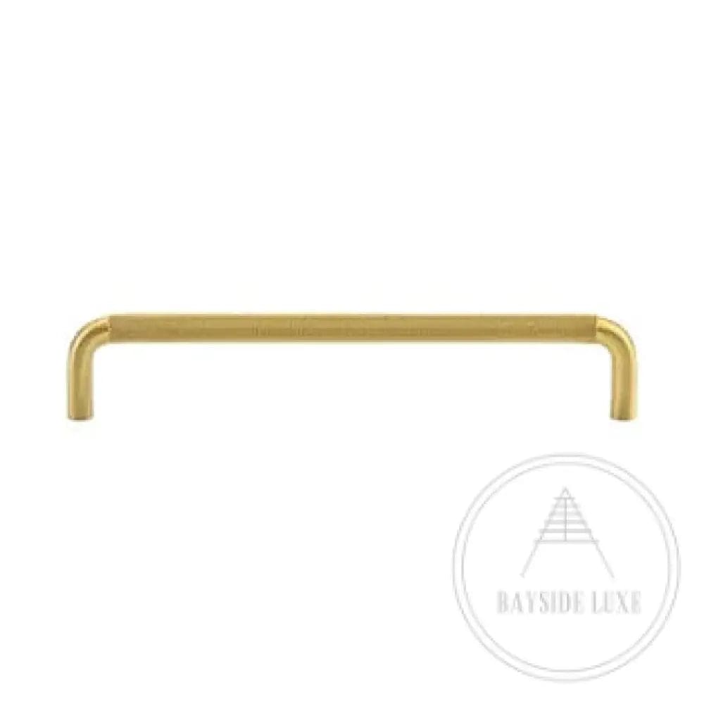 Cabinet Knobs & Handles Bayside Luxe - Double Bay Golden Brass Cabinetry Handle