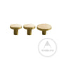 Cabinet Knobs & Handles Bayside Luxe - Elwood Modern Brass Knobs