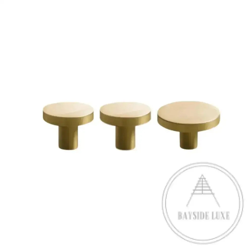 Cabinet Knobs & Handles Bayside Luxe - Elwood Modern Brass Knobs
