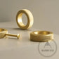 Cabinet Knobs & Handles Bayside Luxe - Flinders Cross Knurled Solid Satin Brass Pulls