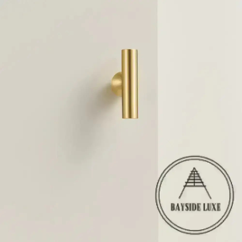 Cabinet Knobs & Handles Bayside Luxe - Hamilton Satin Brass Cabinetry Handles