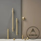 Cabinet Knobs & Handles Bayside Luxe - Hamilton Satin Brass Cabinetry Handles