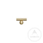 Cabinet Knobs & Handles Bayside Luxe - Hamilton Solid Brass T Bar Handles