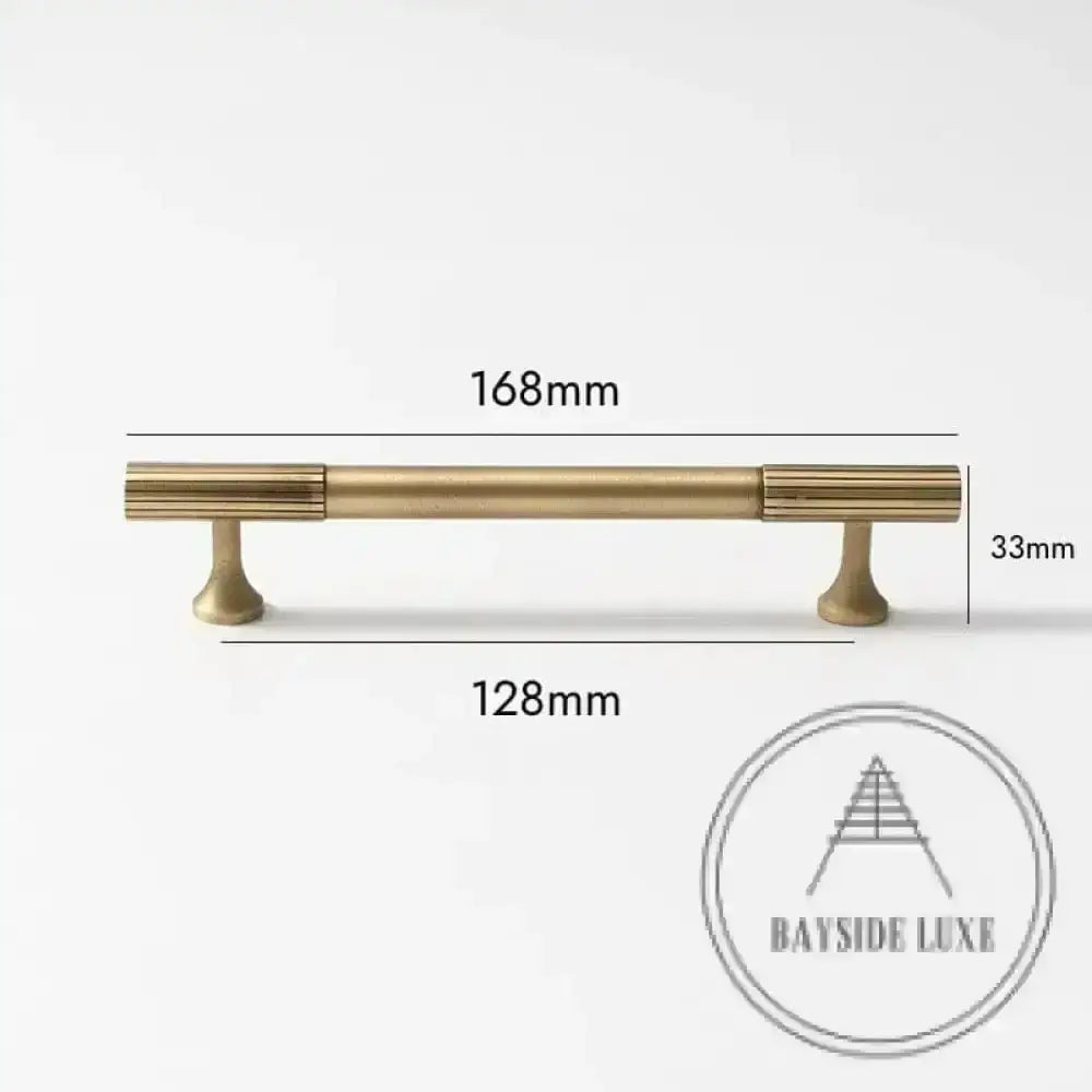 Cabinet Knobs & Handles Bayside Luxe - Hawthorn Antique Brass Cabinetry Handles
