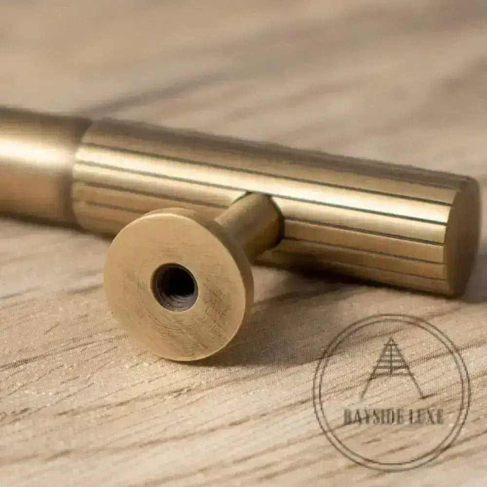 Cabinet Knobs & Handles Bayside Luxe - Hawthorn Antique Brass Cabinetry Handles