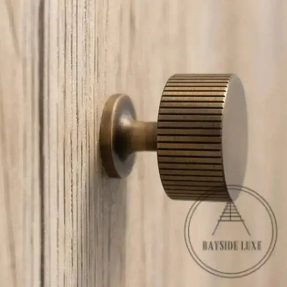 Cabinet Knobs & Handles Bayside Luxe - Hawthorn Antique Brass Cabinetry Handles