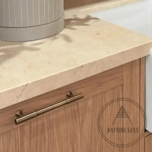 Cabinet Knobs & Handles Bayside Luxe - Hawthorn Antique Brass Cabinetry Handles