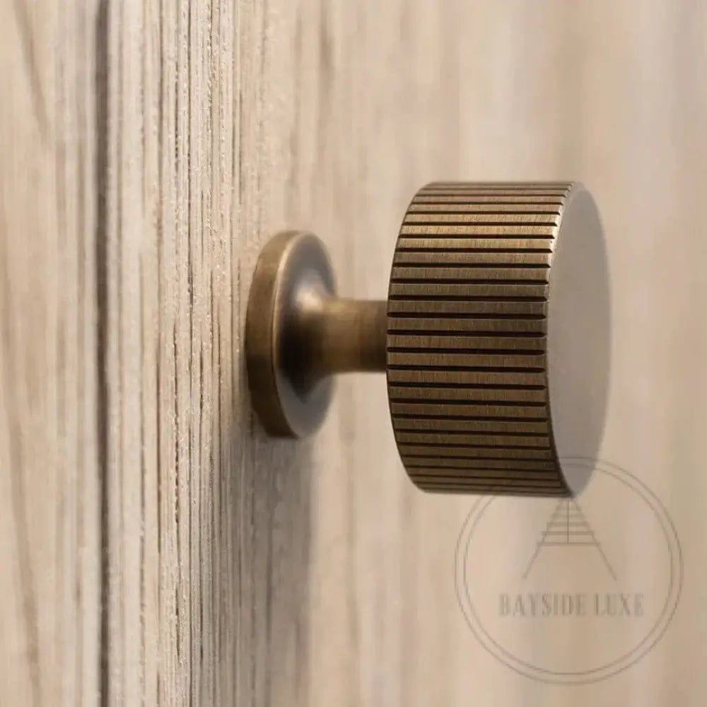 Cabinet Knobs & Handles Bayside Luxe - Hawthorn Antique Brass Cabinetry Handles