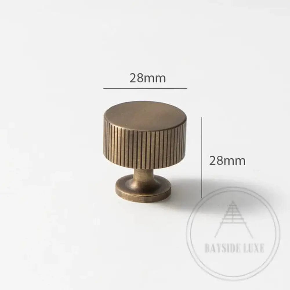 Cabinet Knobs & Handles Bayside Luxe - Hawthorn Antique Brass Cabinetry Handles