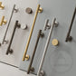 Cabinet Knobs & Handles Bayside Luxe - Hawthorn Antique Brass Cabinetry Handles