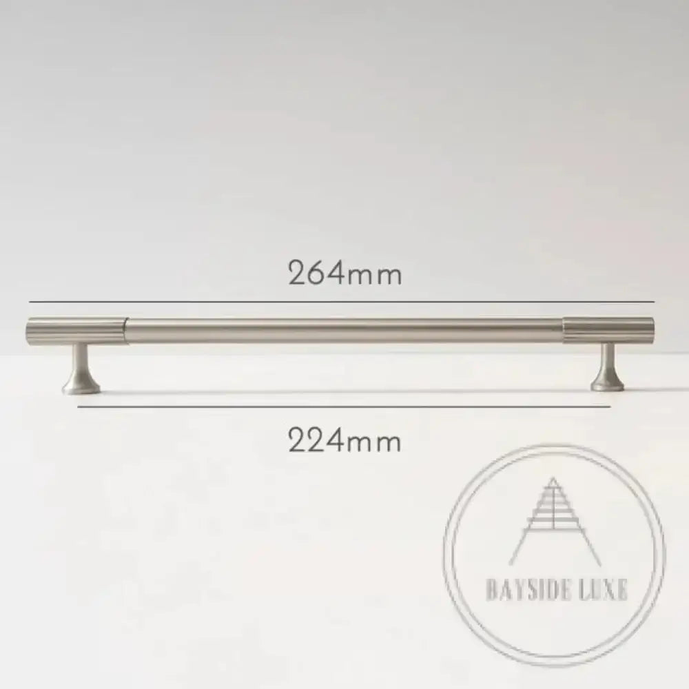 Cabinet Knobs & Handles Bayside Luxe - Hawthorn Brushed Nickel Cabinetry Handles